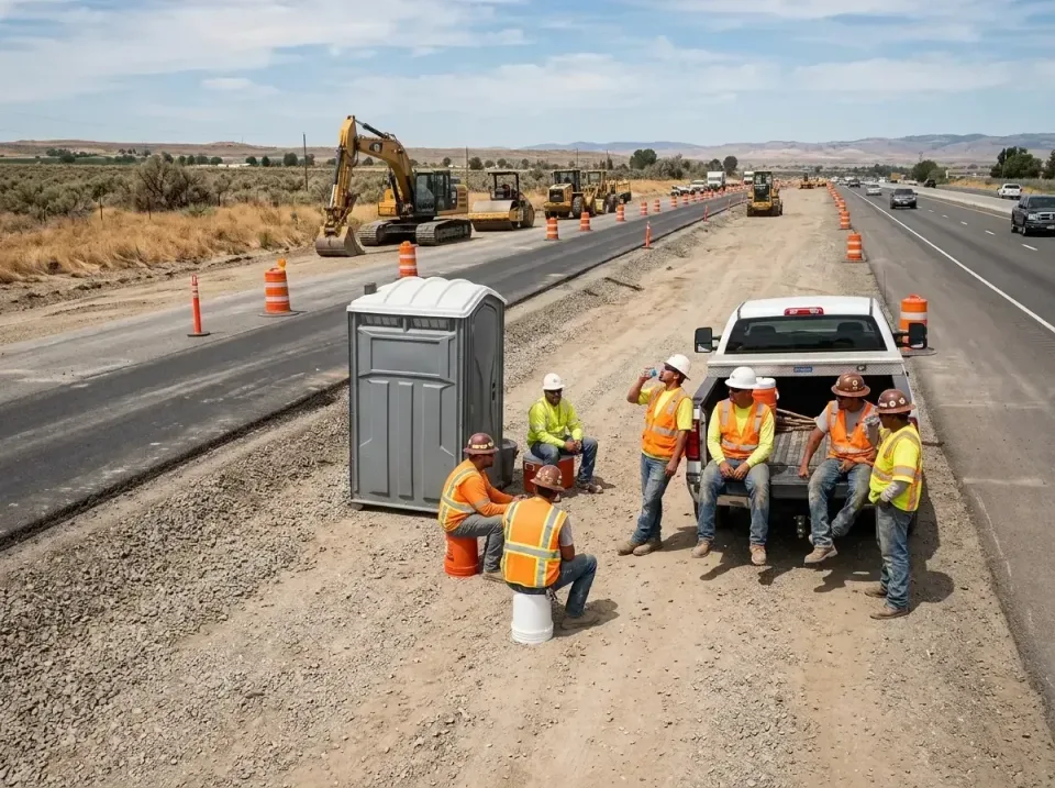 highway-road-construction-crew-007 — frequently asked questions, Porta Potty and Restroom Rentals in Fort Payne, AL